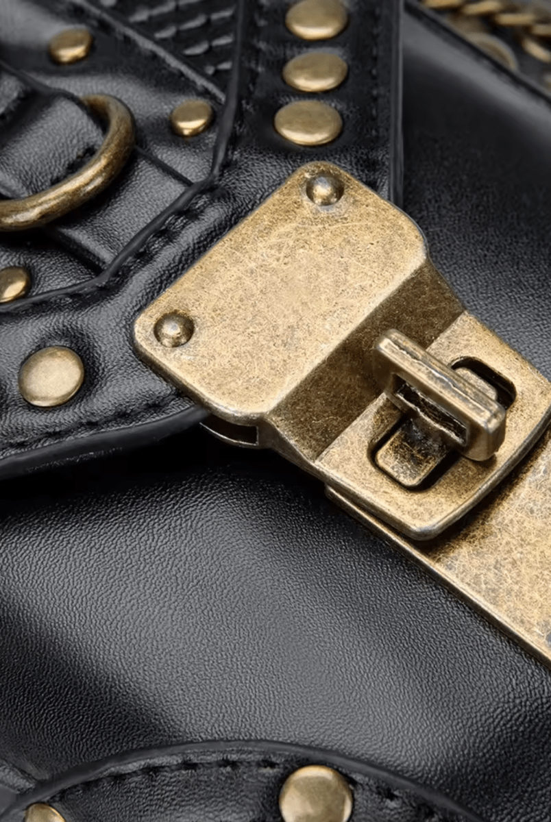 Steampunk Leather Hip Holster - The Cursed Closet