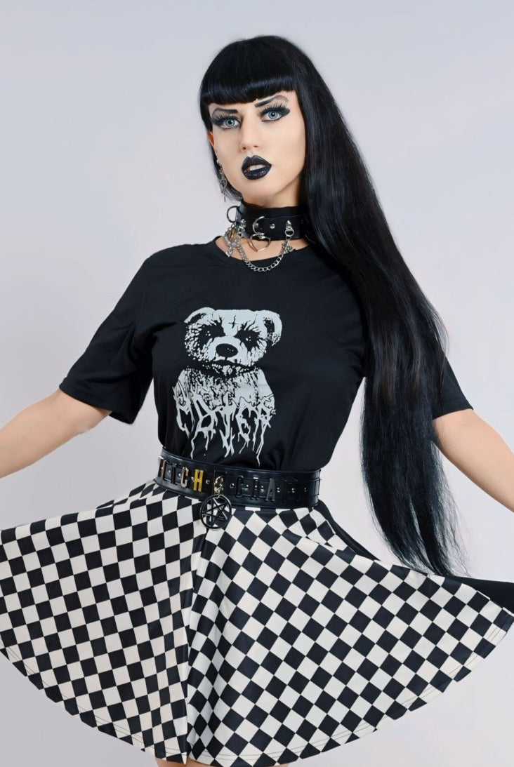 Checkered Skirt - The Cursed Closet