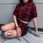 2 - Piece Red and Black Blood Set - The Cursed Closet