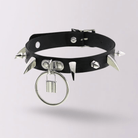 Noir Spike Choker - The Cursed Closet