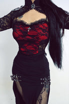 Raven's Night Coffin Top - The Cursed Closet