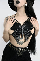 Nocturnal Butterfly Top - The Cursed Closet