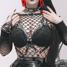 Noir Spike Choker - The Cursed Closet