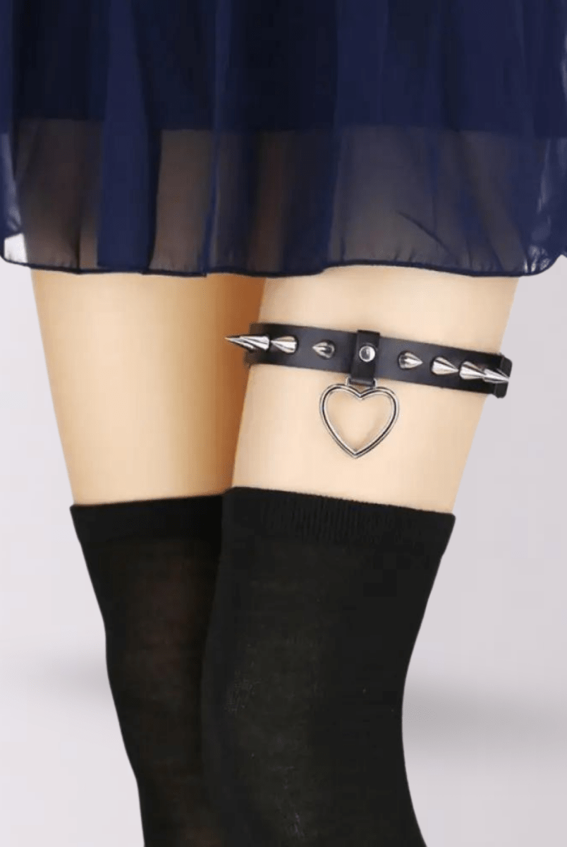 Noir Chain Thigh Harness - The Cursed Closet