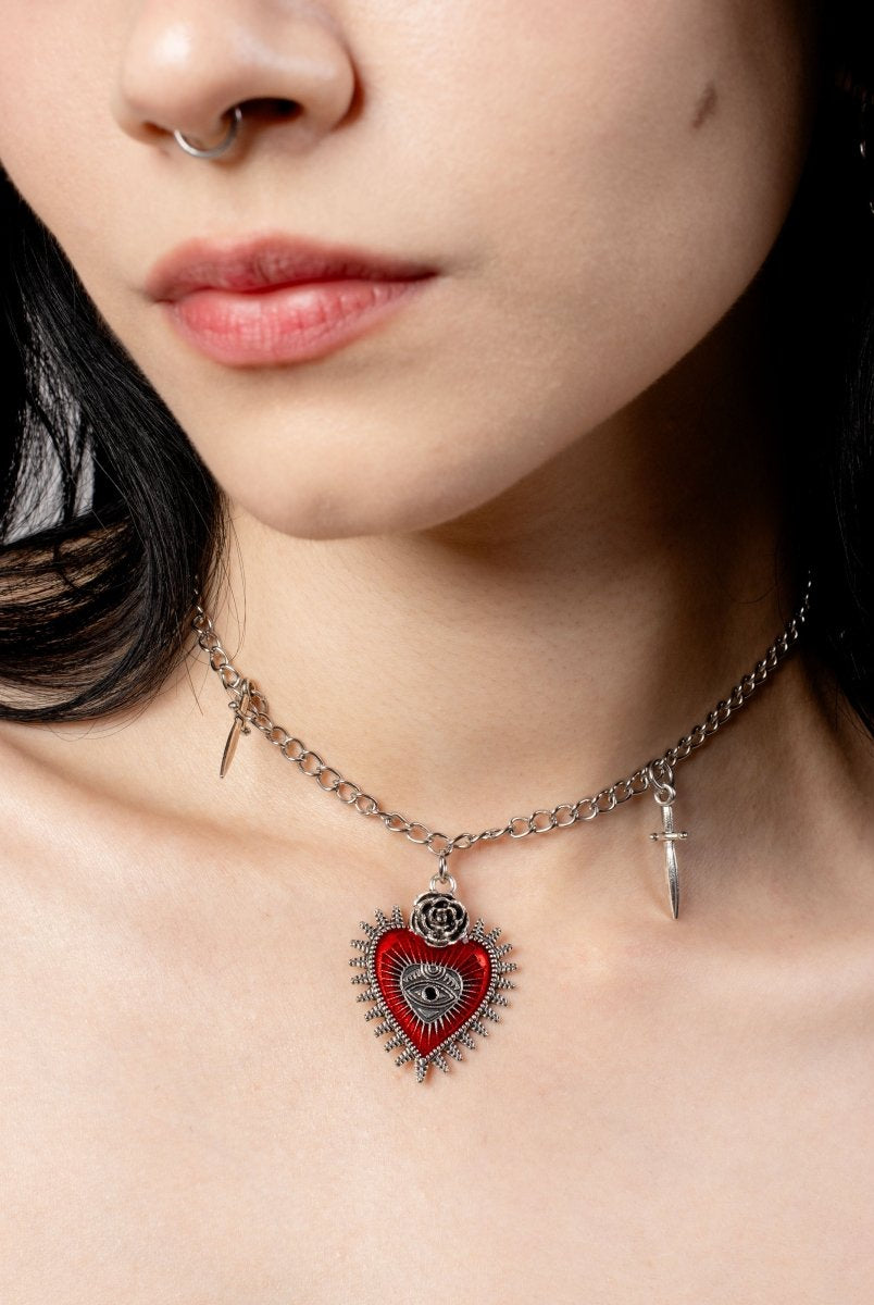 Heart of Thorns Necklace - The Cursed Closet