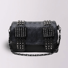 Black Skull Rivet Bag - The Cursed Closet