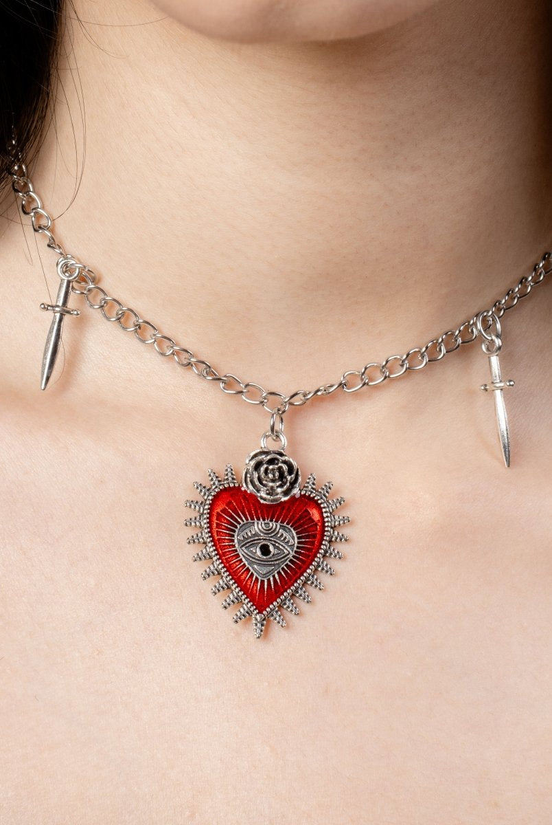 Heart of Thorns Necklace - The Cursed Closet
