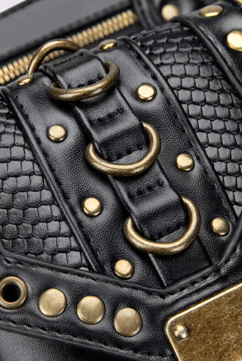 Steampunk Leather Hip Holster - The Cursed Closet