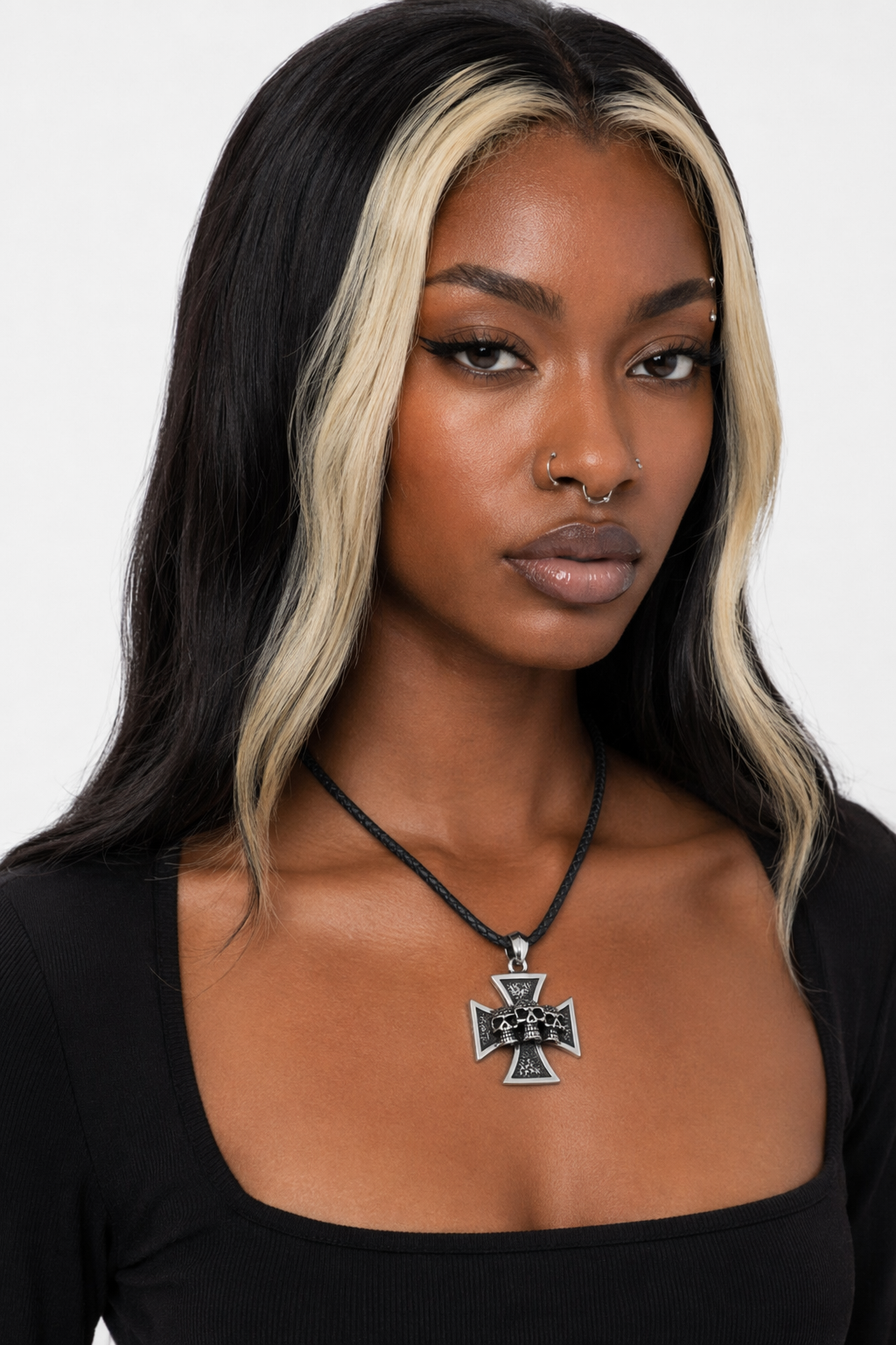 Death Road Stainless Steel Pendant Only pendant