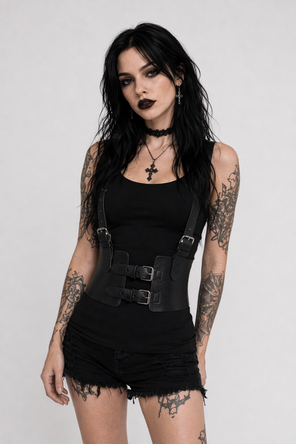 Body Harness Belt - PU Leather Default