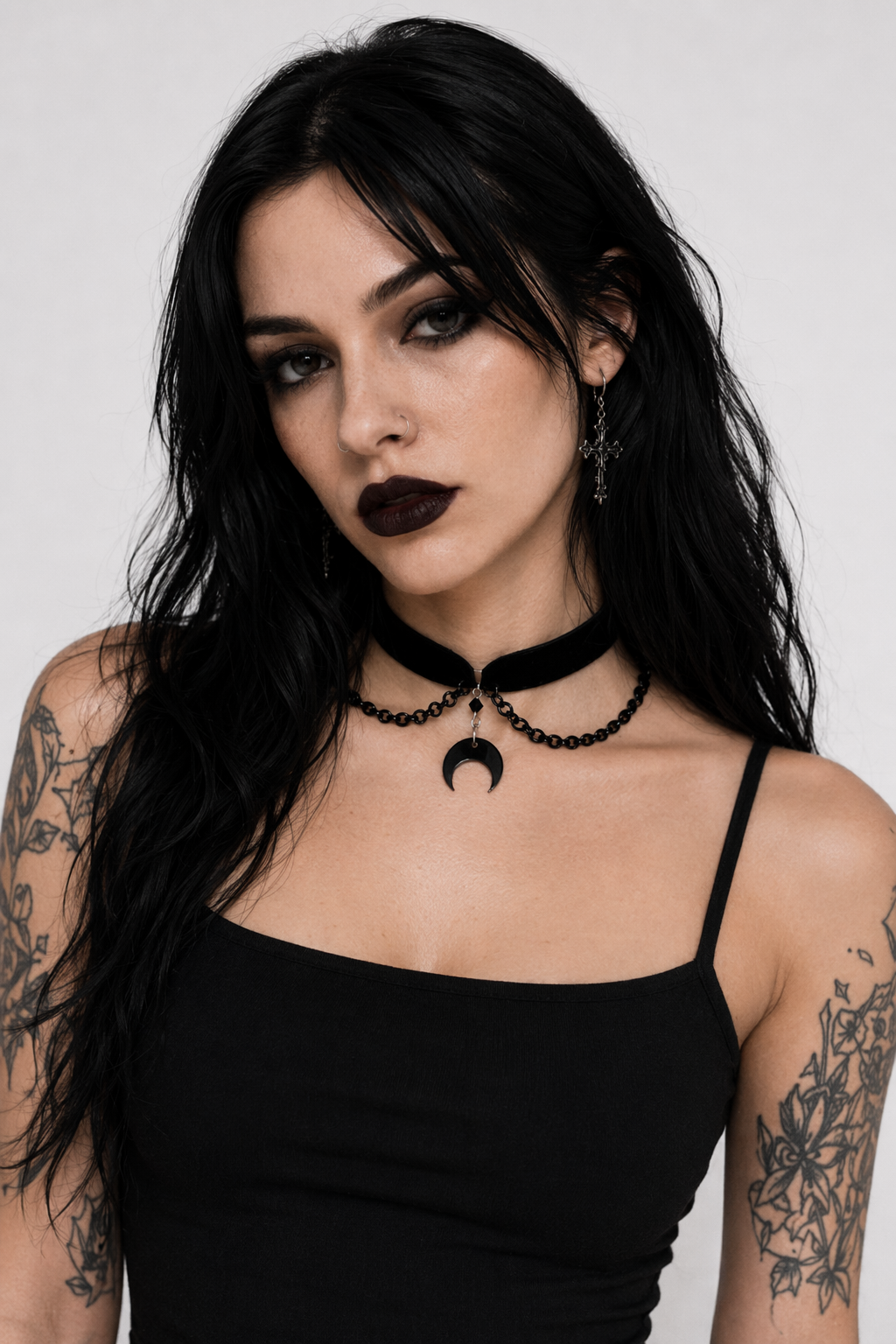 Black Velvet Moon Choker Default Title