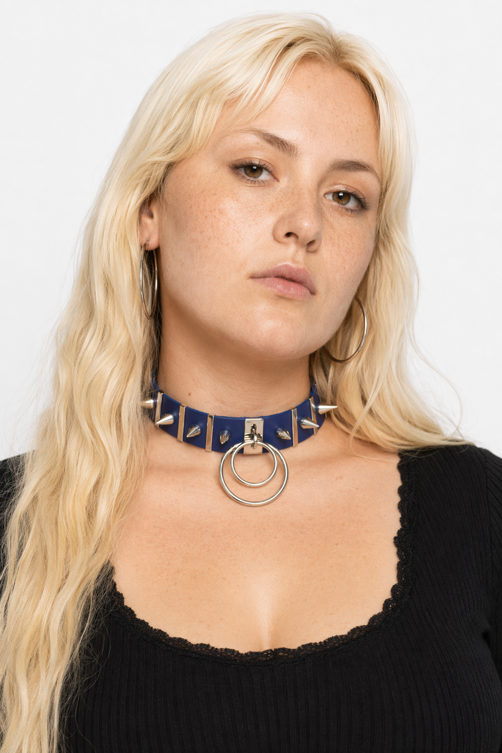 Melancholy Punk Choker blue