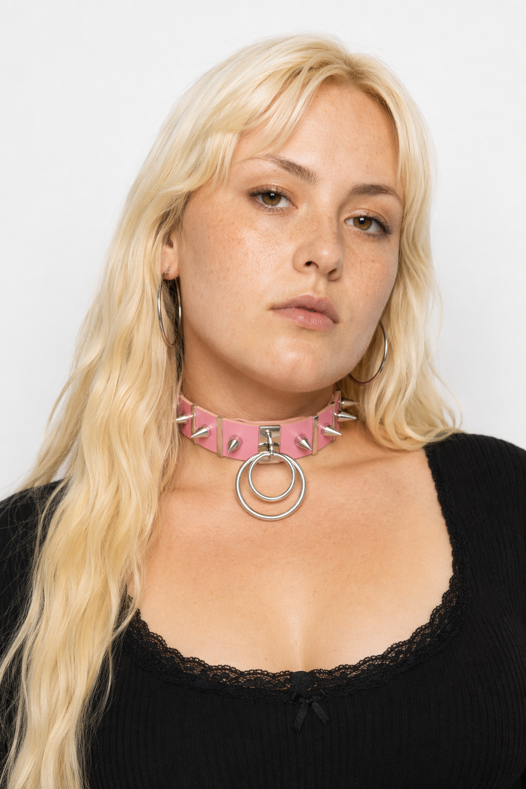 Melancholy Punk Choker pink