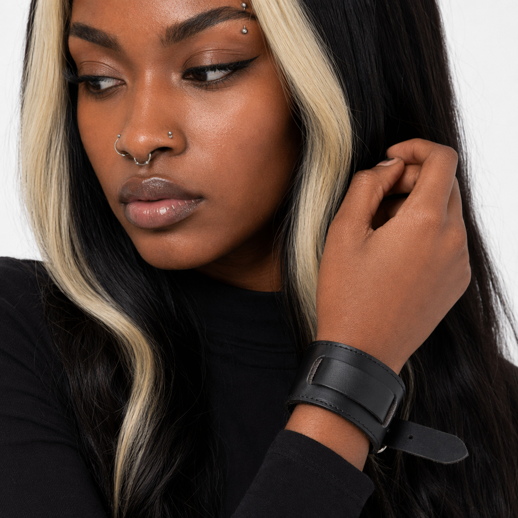 Metallic Leather Bracelets 11
