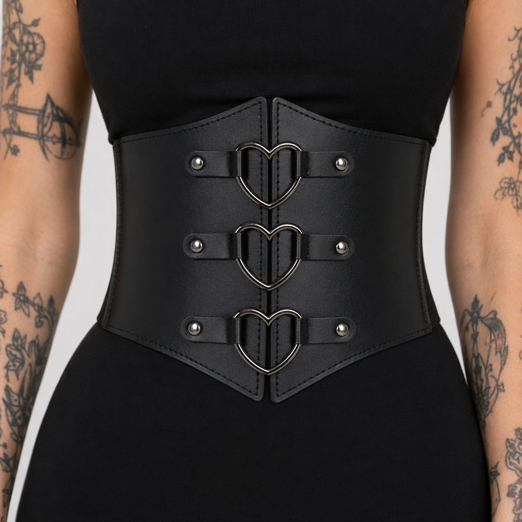 Gothic Heart Corset Belt Default Title