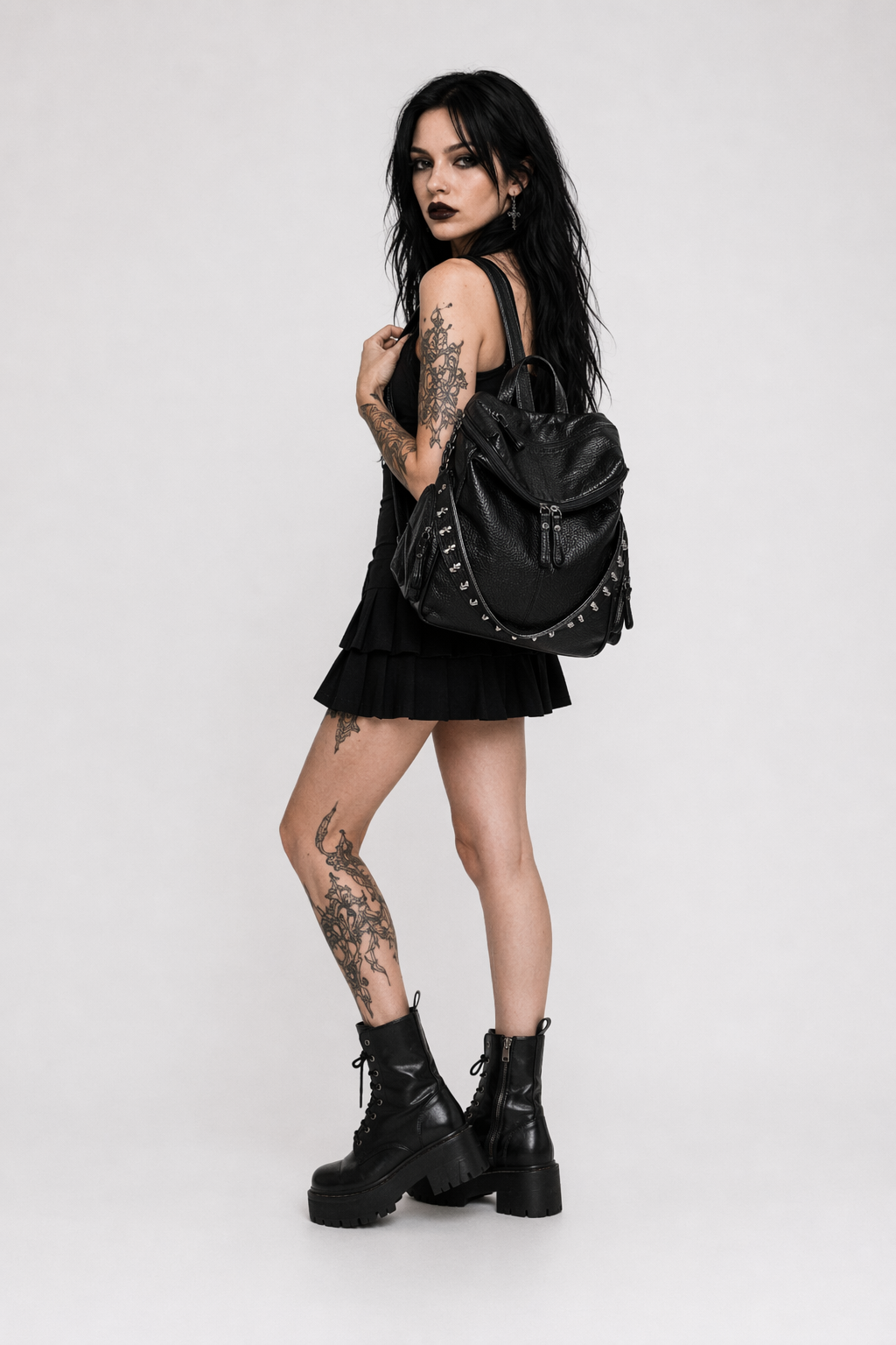 PU Leather Backpack Default Title