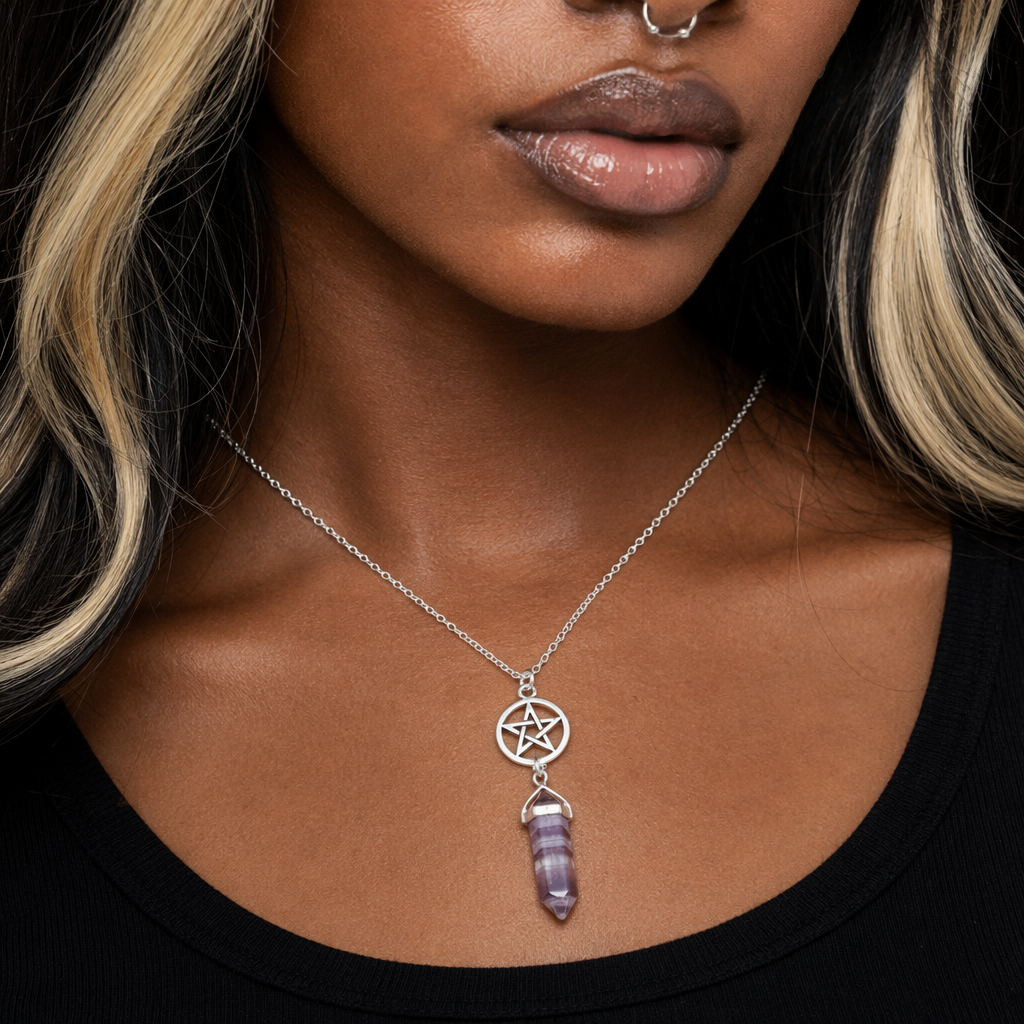 Pentagram Necklace - Assorted Colors. 3