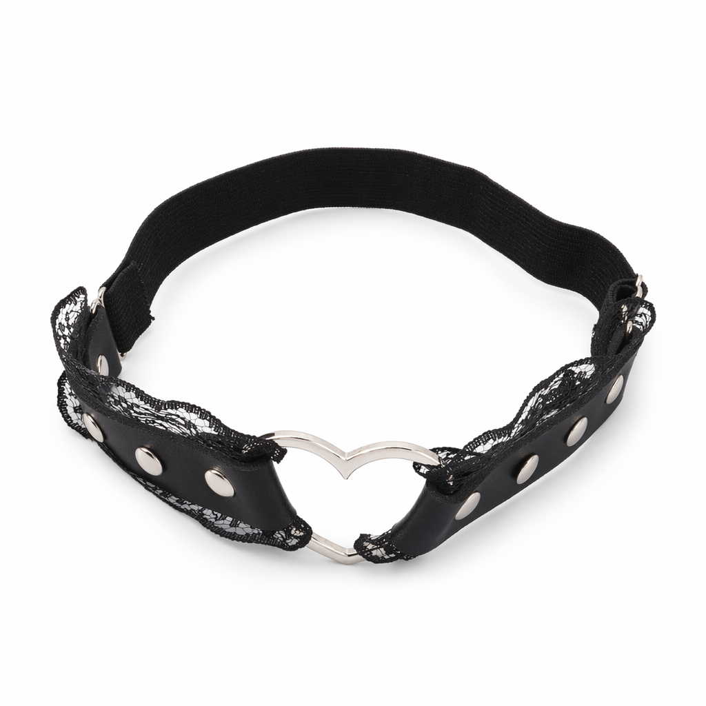 Leather Heart Leg Laces Default Title