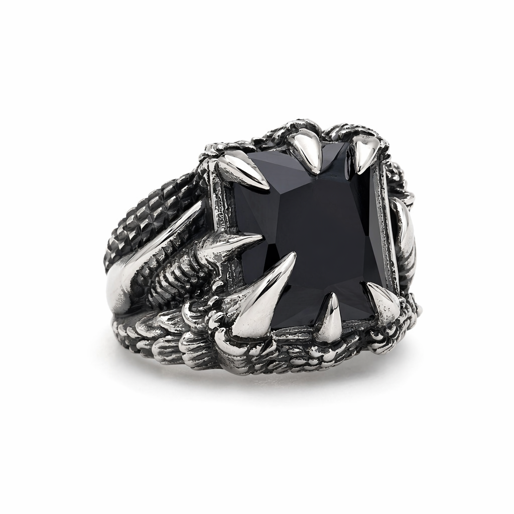 Red/Blue/Black Gothic Stone Ring 11