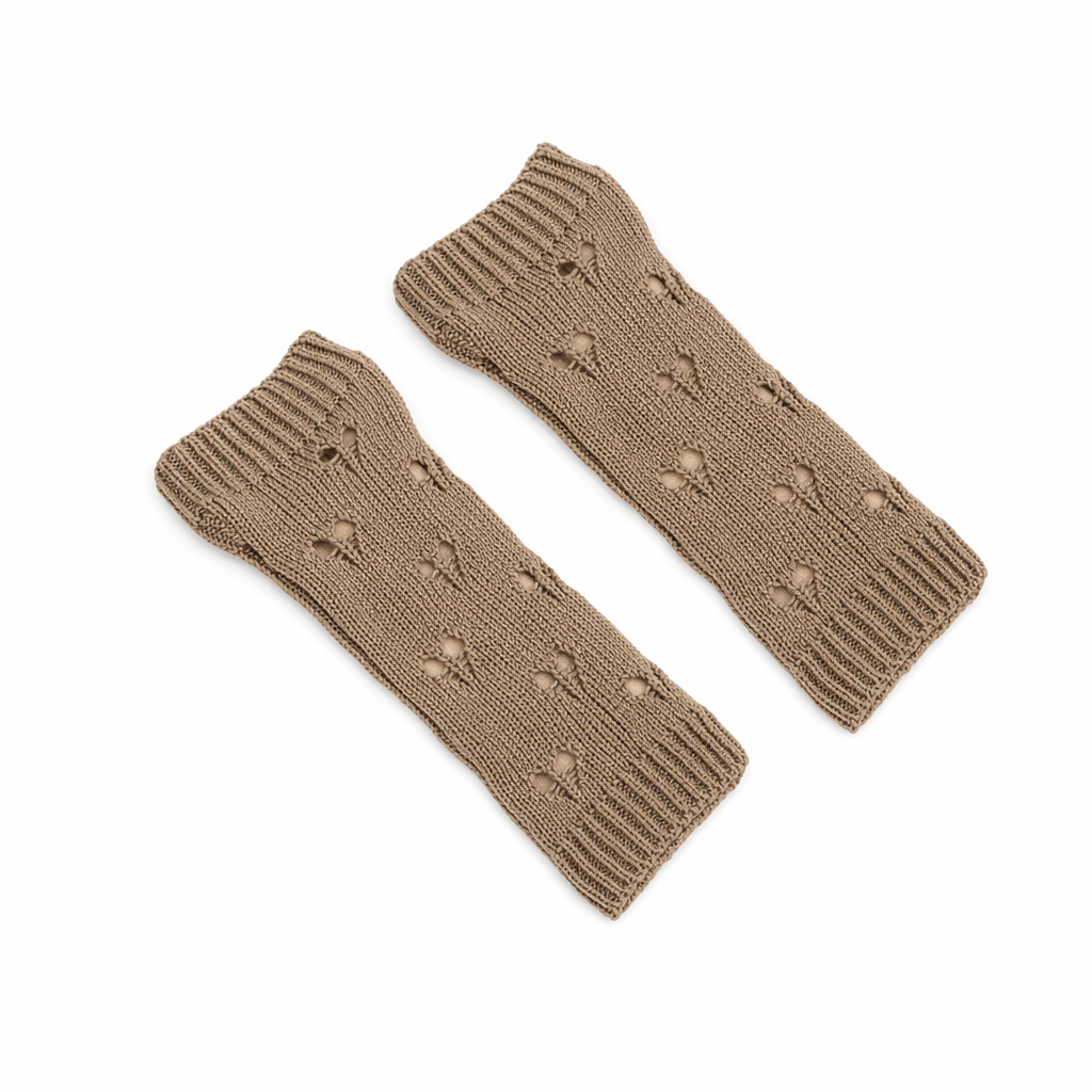 Cute Anime Hand Warmers Khaki
