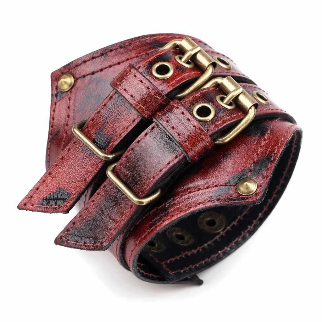Metallic Leather Bracelets 15