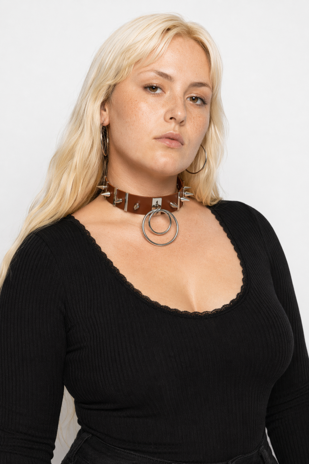 Melancholy Punk Choker brown