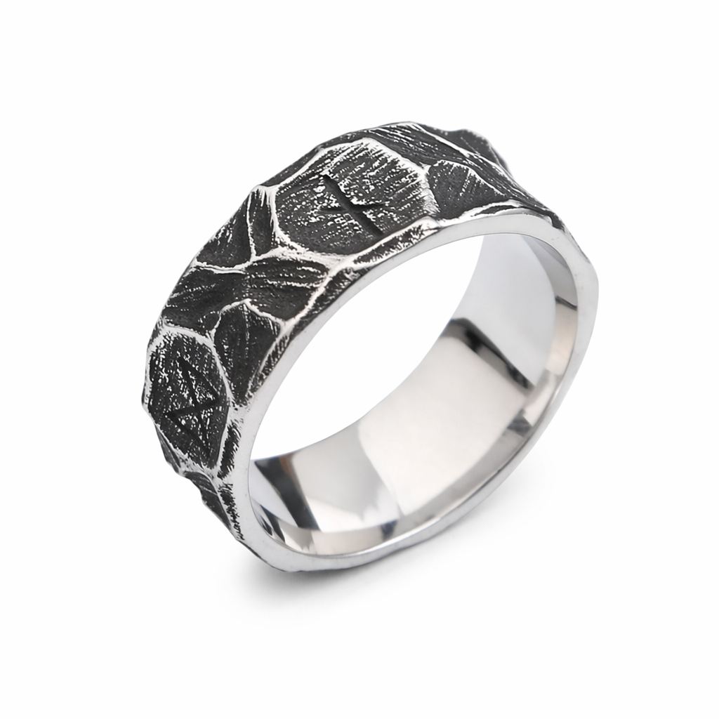 Nordic Viking Retro Steel Ring 10