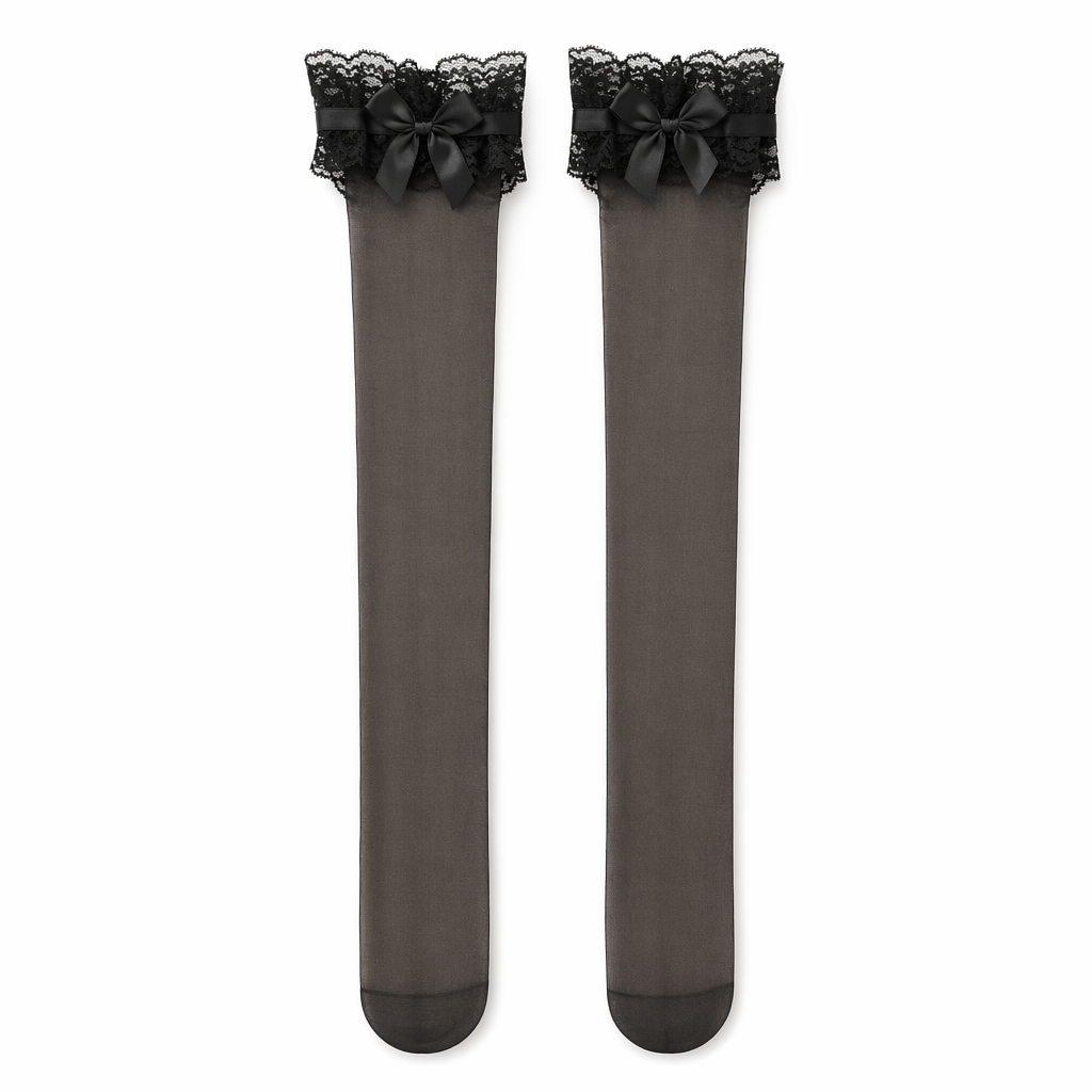 "Dark Gothic Knee High Stockings" Default Title