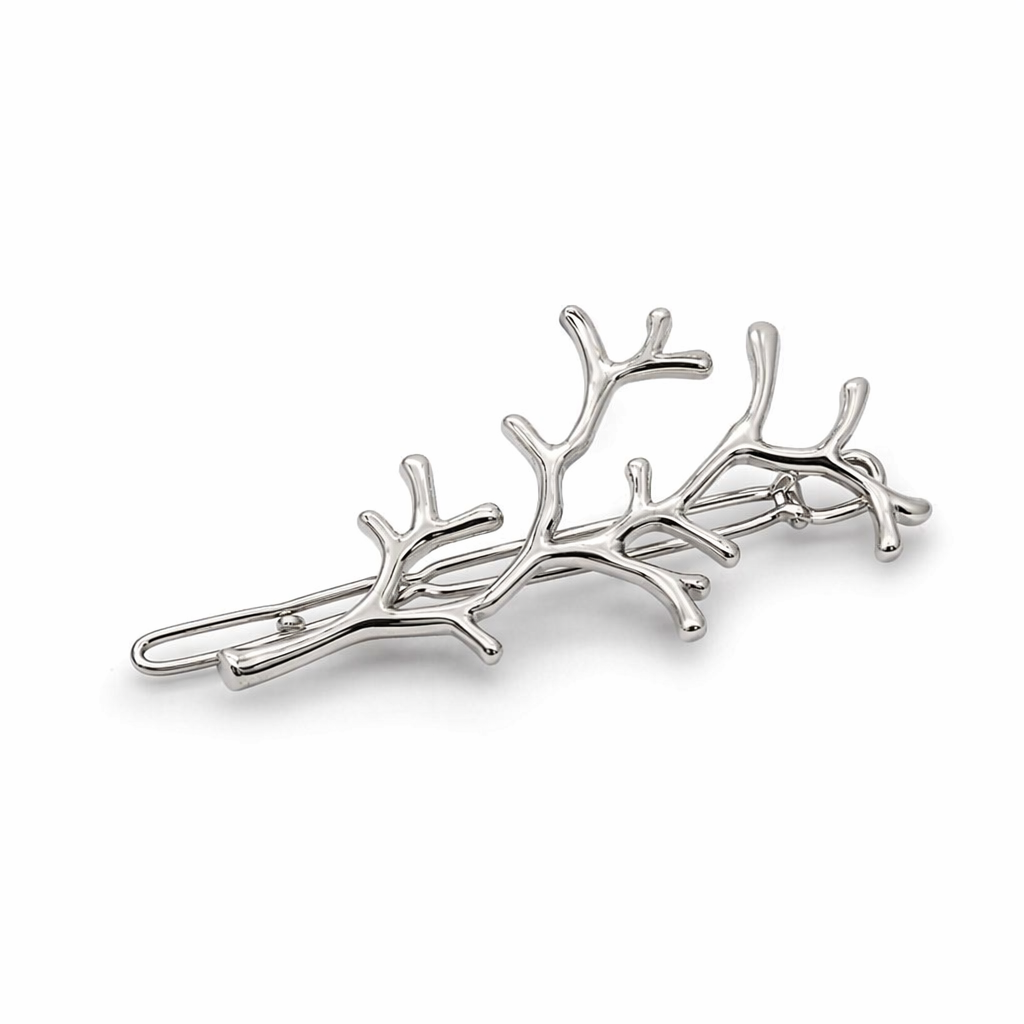Silver Gothic Hair Clips Default