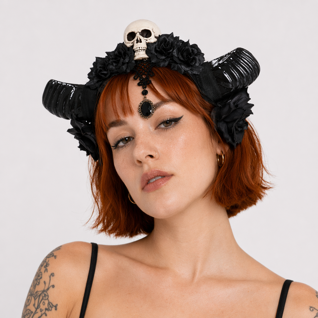 "Horned Skull Headband" Default Title