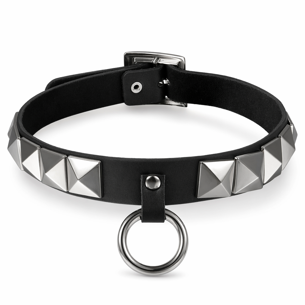 Gothic Lawbreaker Choker Ring Default Title