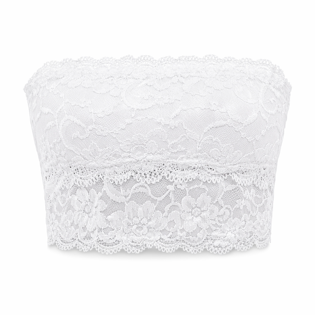 Max Lace Boob Jewel A1 White