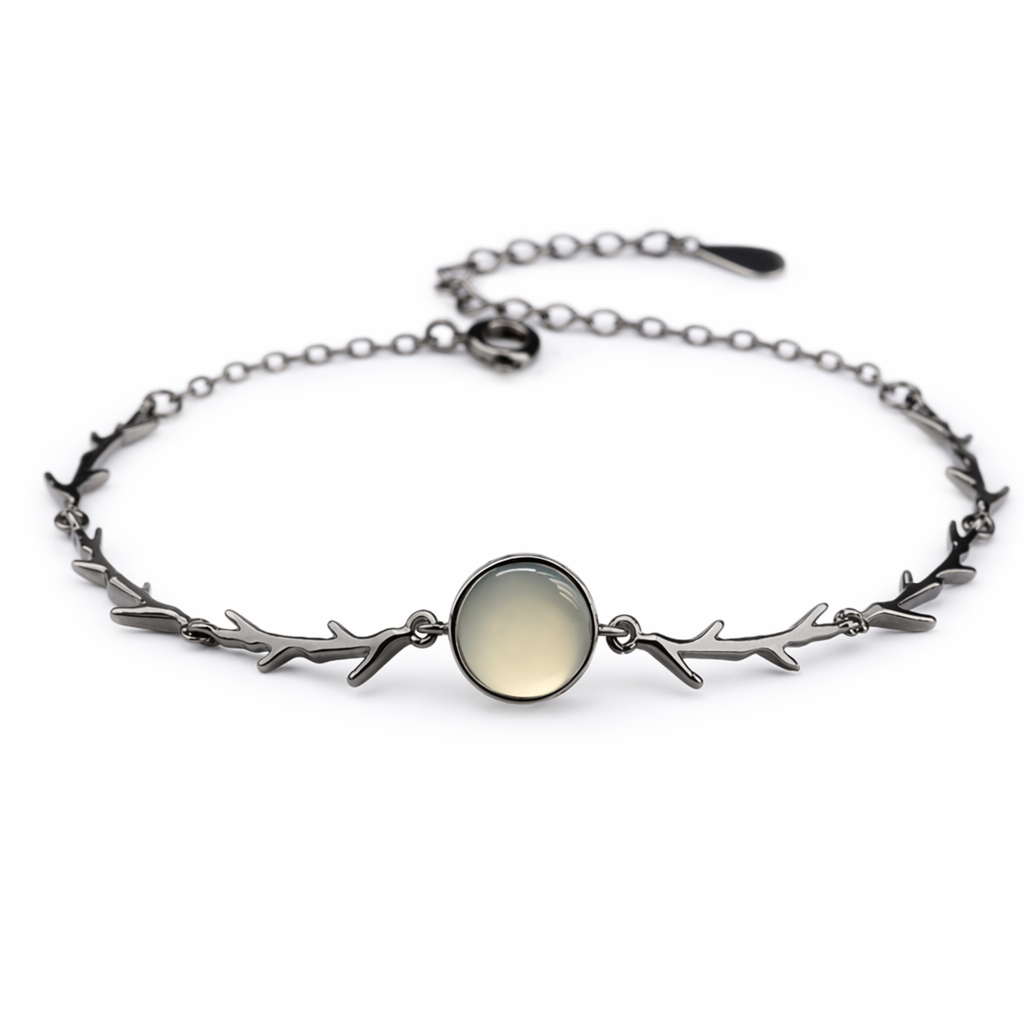 Silver Moon Bracelet Default Title