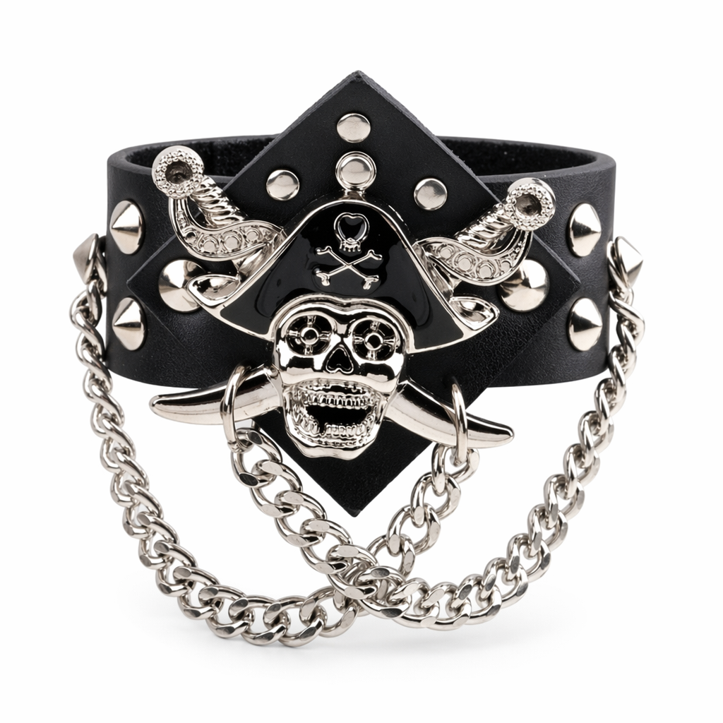 Metallic Leather Bracelets 5
