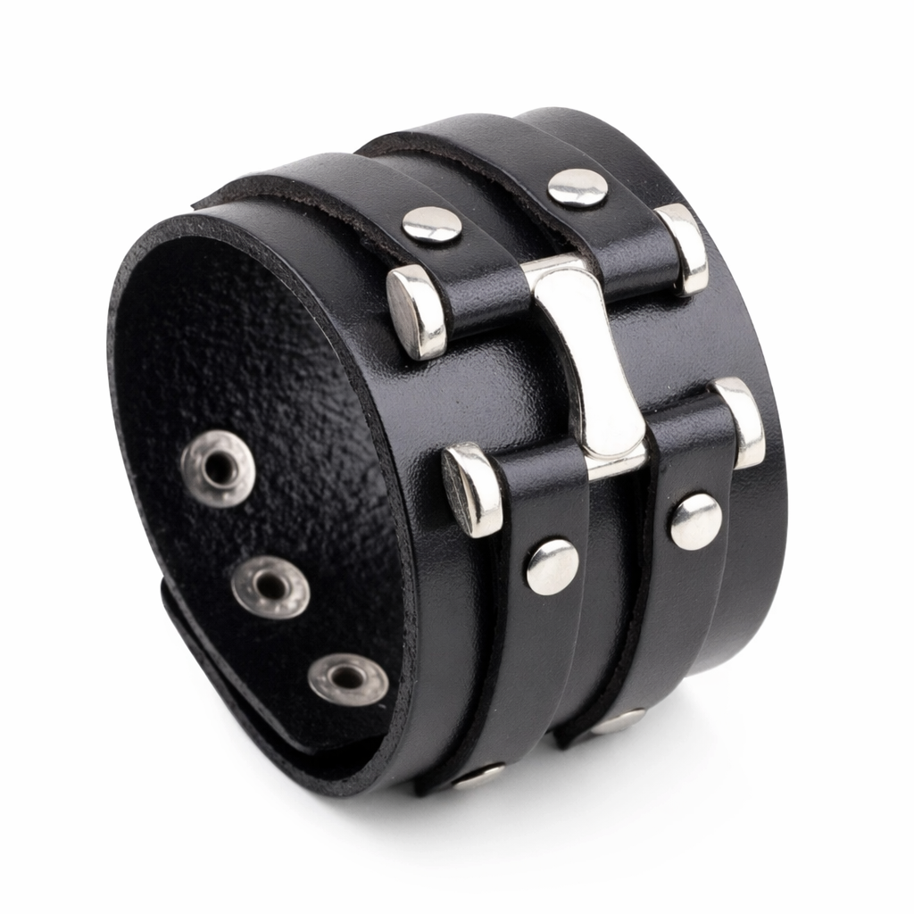 Metallic Leather Bracelets 7