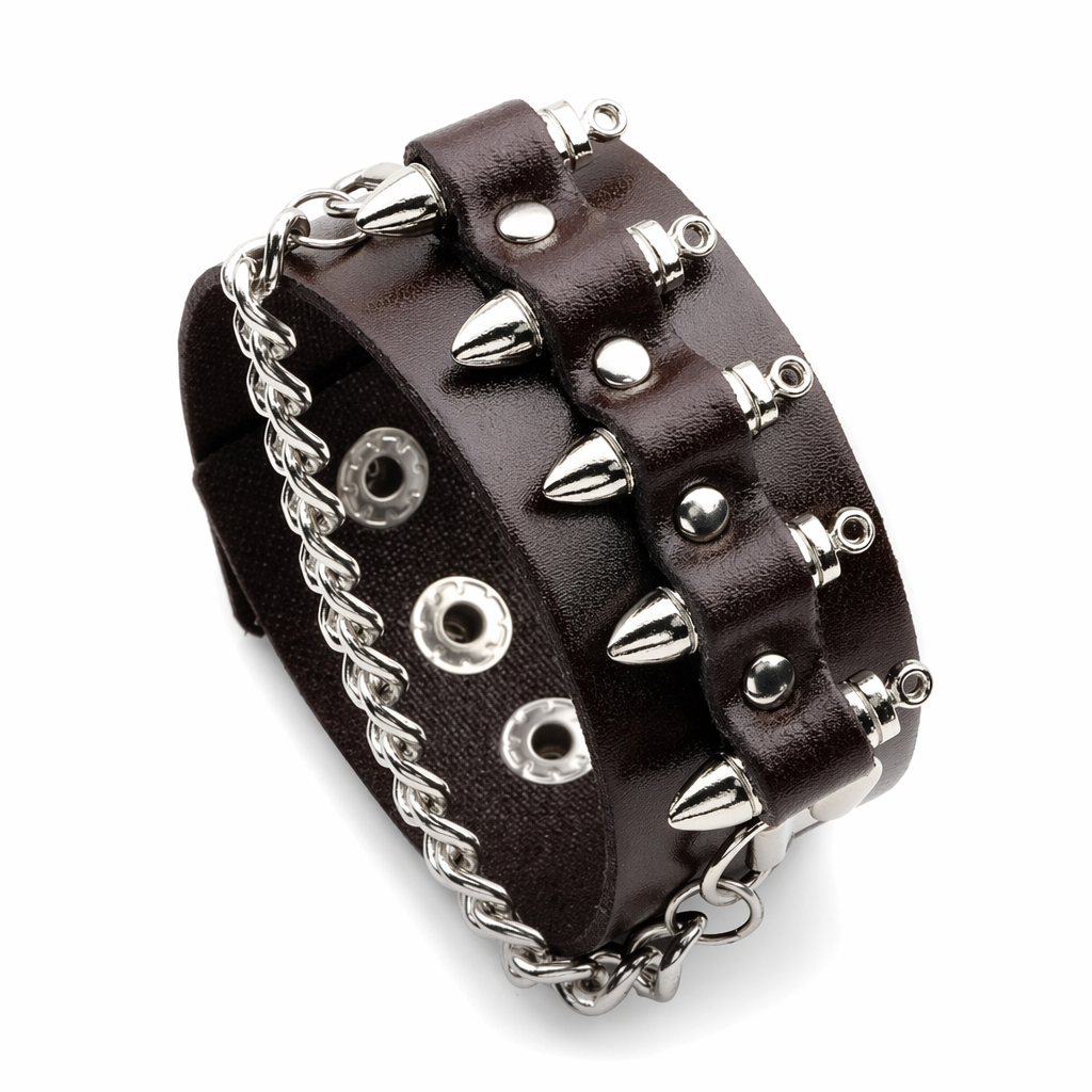 Metallic Leather Bracelets 10