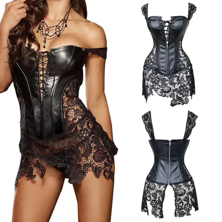Gothic Lace Corset - The Cursed Closet