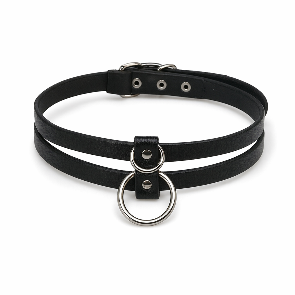 Double Layer O-Ring Choker Default Title
