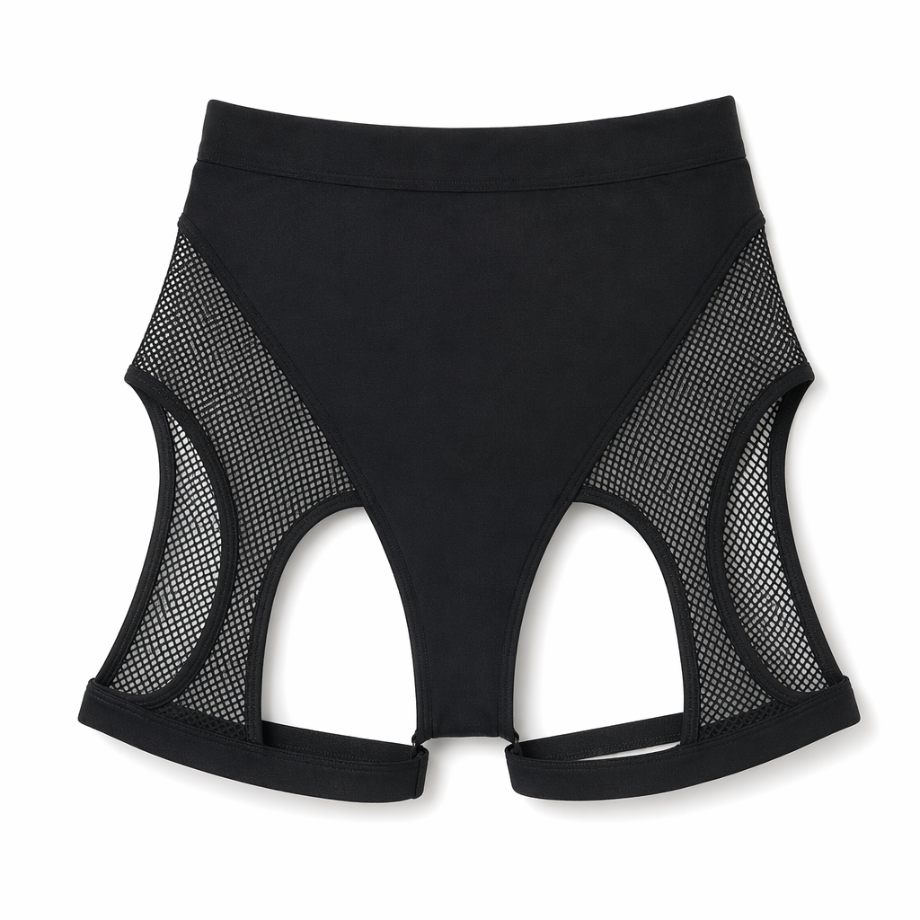 Lethal Black Waist Shorts L
