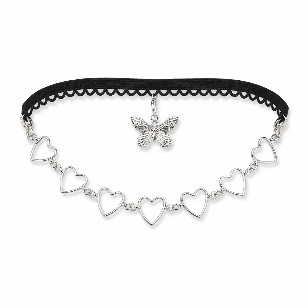 Gothic Butterfly Thigh Chain Harness Default Title