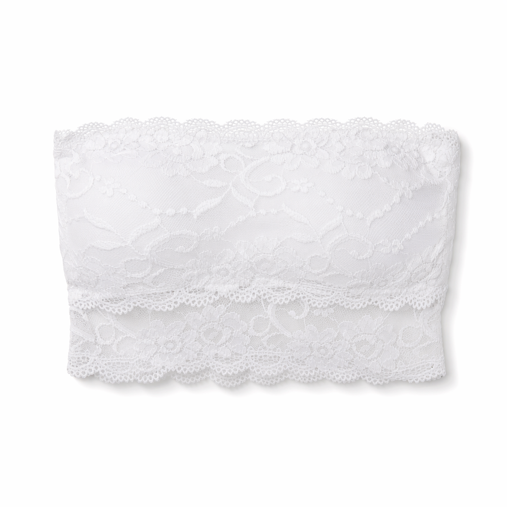 Max Lace Boob Jewel A1 White