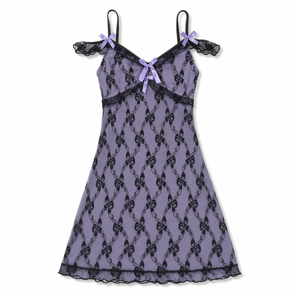 Natural High Purple Lace Dress Default