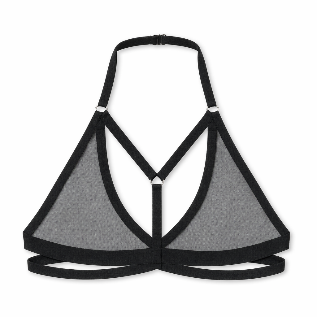 Paranormal Mesh Bra Crop Default Title