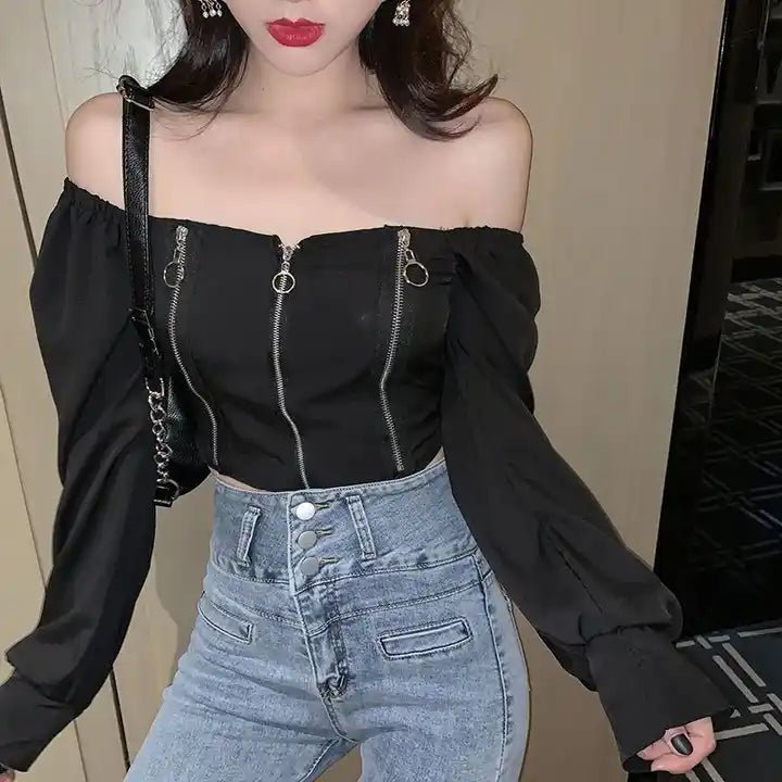 Blaster Chain Long Sleeve Top - The Cursed Closet