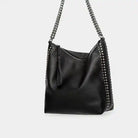 Ebony Buckle Shoulder Bag - The Cursed Closet