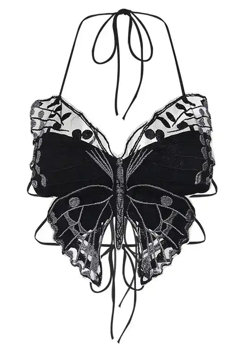 Nocturnal Butterfly Top - The Cursed Closet