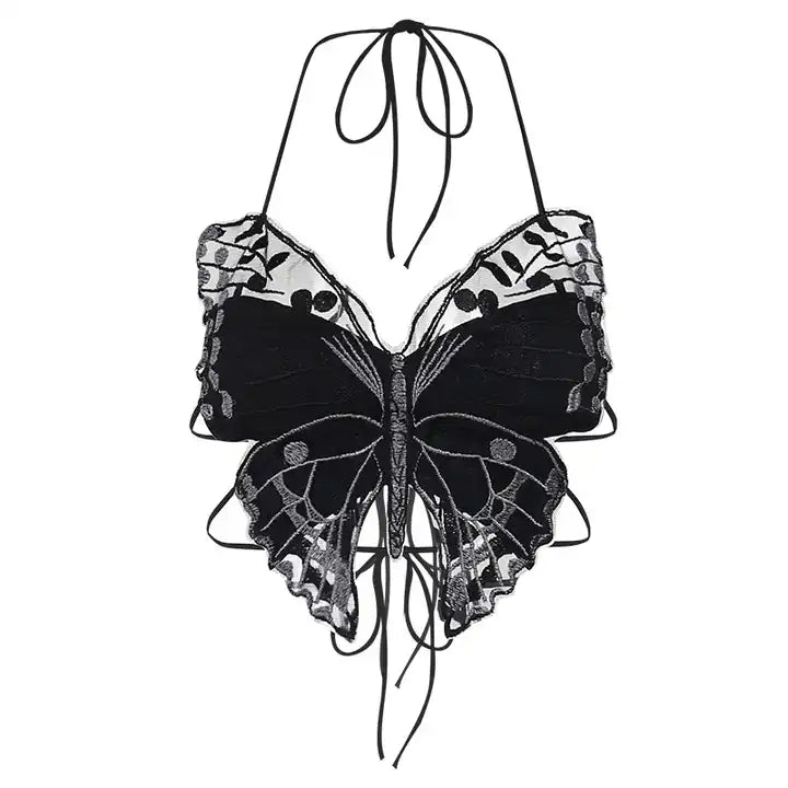 Nocturnal Butterfly Top - The Cursed Closet