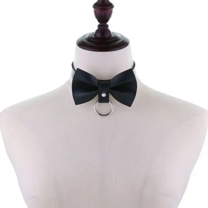 Goth Bow Neck Strap - The Cursed Closet