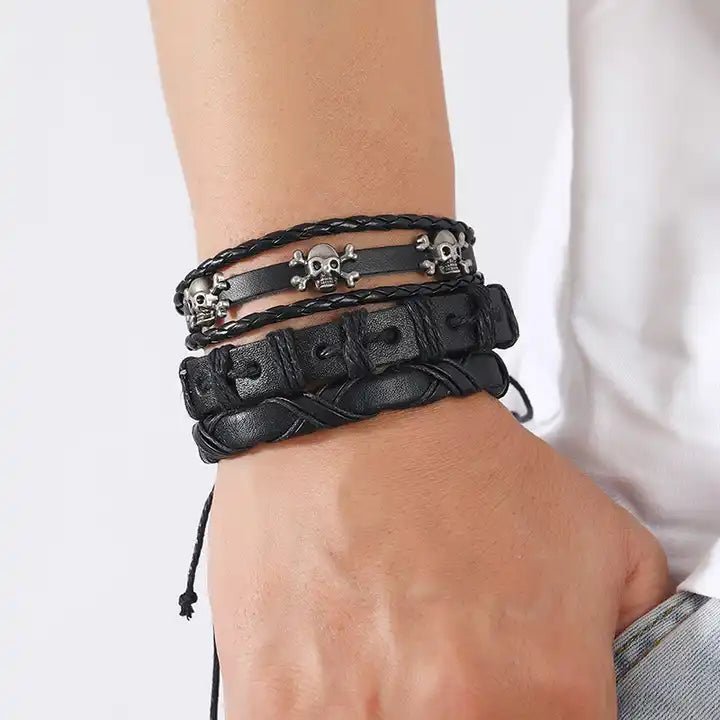 Black Skull Bracelet - The Cursed Closet