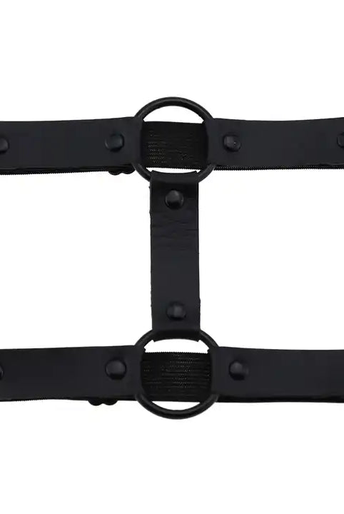 Noir Leather Garter - The Cursed Closet